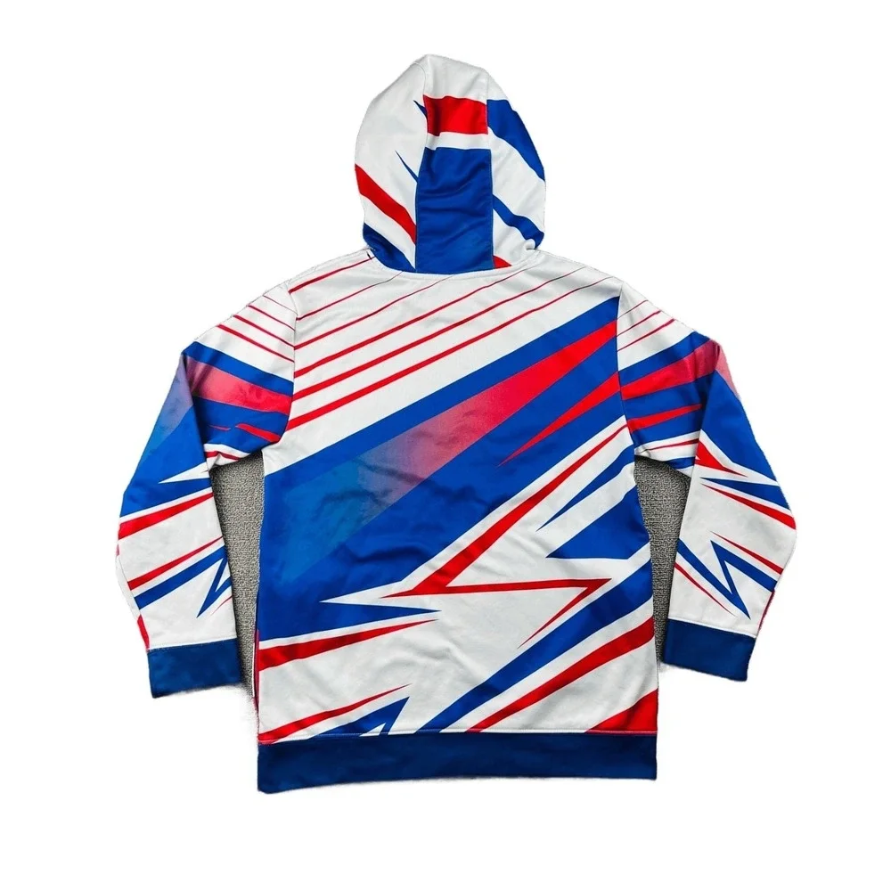 NHL Hoodie Youth L (14/16) Multi Color New York Rangers Hockey Sporty Activewear